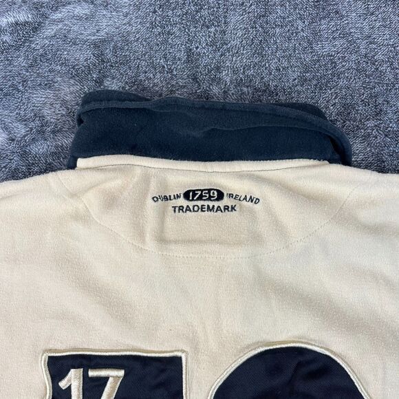 SOLD Guinness 1759 Spellout Dublin Ireland Polo Long Sleeve Embroidered XL - Picture 11 of 12